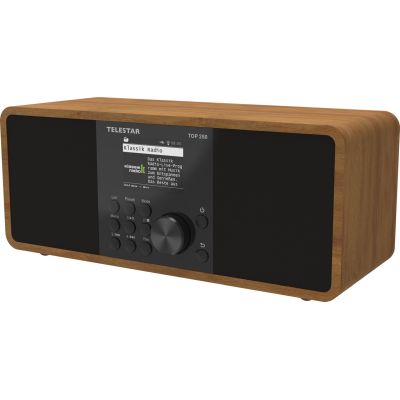Wooden multifunctional radio station TELESTAR TOP 250