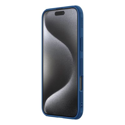 4. Nillkin Super Frosted Shield Pro Magnetic Case for iPhone 16 Pro - blue