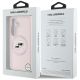 8. Karl Lagerfeld Silicone Double Heads And Circle MagSafe Samsung Galaxy S25 Case Pink