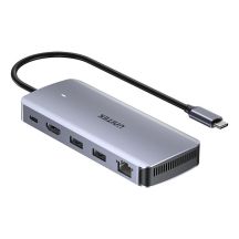 UNITEK ACTIVE HUB USB-C 10GBPS, M.2, HDMI, PD 100W
