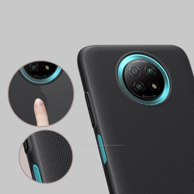 10. Nillkin Super Frosted Shield reinforced case cover for Xiaomi Redmi Note 9T 5G black