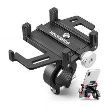 Rockbros 699-BK Aluminium Alloy Bicycle Phone Holder – Black