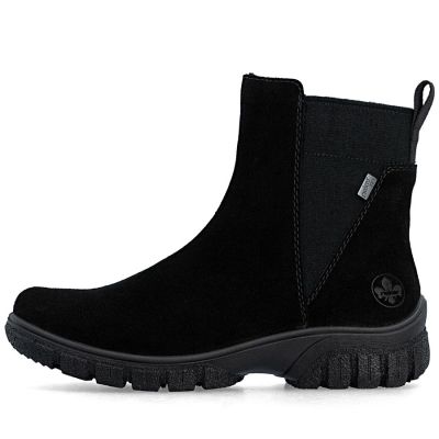 9. Waterproof Comfortable Black Leather Women’s Ankle Boots – Rieker 7269-00