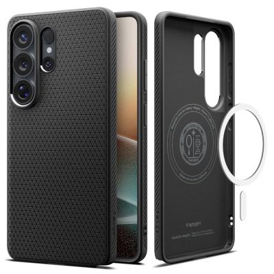 2. Spigen Liquid Air Mag MagSafe Case for Samsung Galaxy S26 Ultra - Black