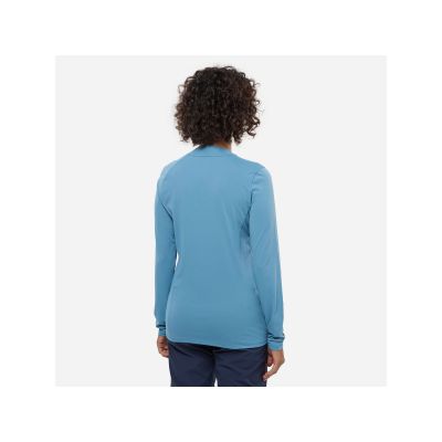 4. MILLET Seneca T-shirt for women, Ts Ls Uv W, blue