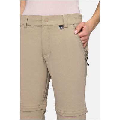 2. Women’s VIKING Rocklyn 2 in 1 Lady Trousers with Detachable Legs, Beige