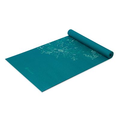 7. GAIAM Jade Mandala yoga mat 4mm 61972