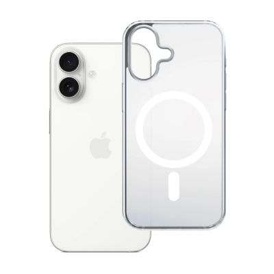 5. 3mk Frosty MagCase for iPhone 17 - white