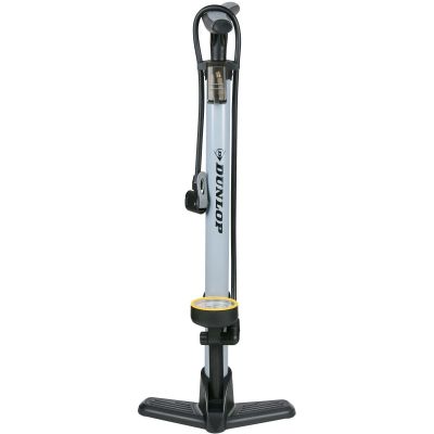 19. DUNLOP WORKSHOP/BICYCLE PUMP 230Psi (16Bar) WITH MANOMETER GRAY