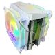 3. CPU cooler Rampage OCTAGONC60-WHITE LGA1700/AM5 1800RPM 2x 120mm ARGB PWM