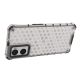 15. Honeycomb case armored cover with gel frame Oppo A76 / Oppo A36 / Realme 9i transparent