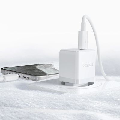 12. Baseus Palm 20W USB-C Wall Charger - White