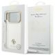 8. Guess Saffiano Small 4G & Classic Logo MagSafe case for iPhone 17 Pro Max / 18 Pro Max - beige