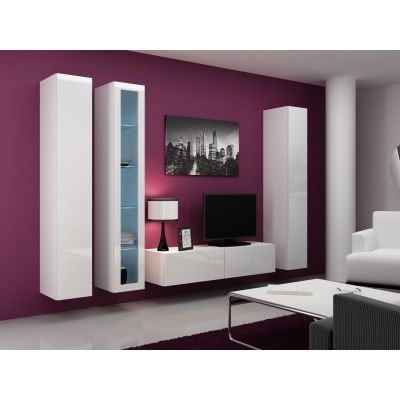 21. VIGO full display cabinet '180' 180/40/30 white/white combination