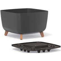 GRACIA SQUARE FLOWERPOT 24x24CM ANTHRACITE