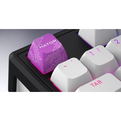 19. HATOR Skyfall Wireless 100 Gaming Keyboard USB + RF Wireless + Bluetooth QWERTY US English Black, White