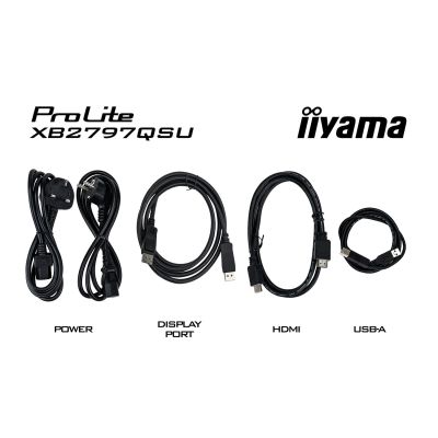 23. iiyama ProLite XB2797QSU-B1 computer monitor 68.6 cm (27") 2560 x 1440 px Quad HD LED Black