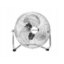 Chrome floor circulator fan 80W / 40 cm