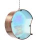 21. GARDEN DECORATION 22.5x8x22CM STAINED GLASS HANGING LANTERN