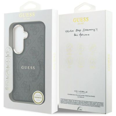 8. Guess 4G Embossed Ring MagSafe case for Samsung Galaxy S26 - black