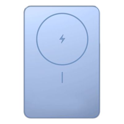 Xiaomi Super Slim Magnetic Power Bank 5000 Lithium-Ion (Li-Ion) 5000 mAh Wireless Charging Blue