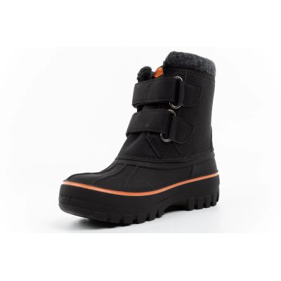 5. Lee Cooper Kids’ Winter Snow Boots, Black, Insulated, with Velcro Fastening
