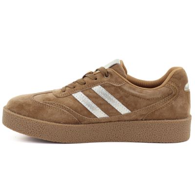 4. Women's leather sneakers on a camel platform S.Barski LR62-7107