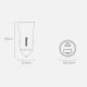 20. Baseus Golden Contactor Pro fast car charger USB Type C / USB 40 W Power Delivery 3.0 Quick Charge 4 + SCP FCP AFC gray (CCJD-0G)