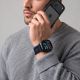 5. Tech-Protect Nylon Elite Band for Apple Watch 44 / 45 / 46 / 49 mm – Navy-Orange