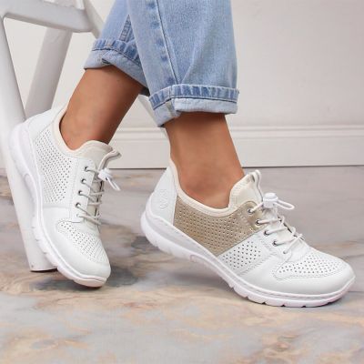 27. Comfortable Rieker W L3254-80 white shoes