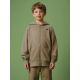 Boy's loose hooded sweatshirt 4F 4FJRSS26TSWSM3051-83S