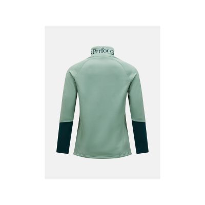 2. Women's PEAK PERFORMANCE W Rider Essentials Midlayer Zip Jacket Green