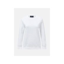 Peak Performance Women's W Original Small Logo Crew Sweatshirt White