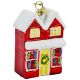 3. MICA Safe Plastic Christmas Bauble – House with 2 Roof Slopes