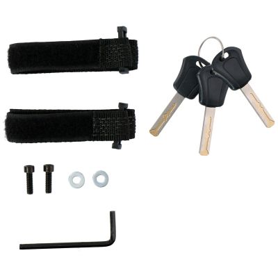 14. DUNLOP FOLDABLE BIKE LOCK 85CM