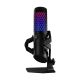 ASUS ROG Carnyx USB Gaming Microphone (25mm condenser capsule, 192kHz/24-bit, cardioid, high-pass filter, built-in pop filter, metal shock mount, one-touch mute, USB, Aura Sync RGB) - Black