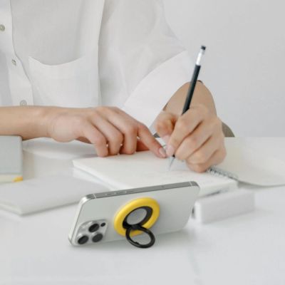 13. Spigen Nano Pop MagSafe Magnetic Ring for Phone - Gray and Black