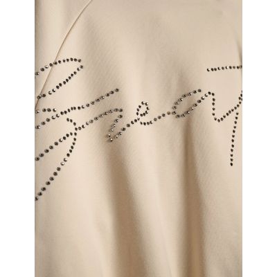 7. Hooded sweatshirt with decorative jet appliqué for women 4F 4FWAW26TSWSF2670-12S