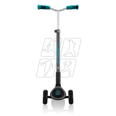 9. Globber Master Prime 3-wheel scooter / Black - Teal 664-105