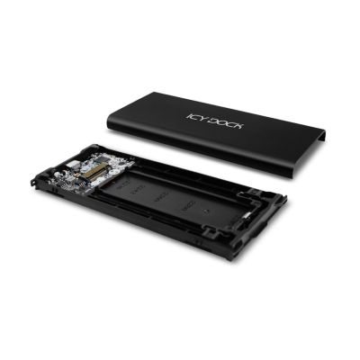 8. Icy Dock MB861U31-1M2B Hard Drive Enclosure SSD Case Black M.2