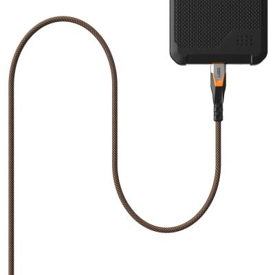 3. UAG SRGE - USB-C - USB-C cable, USB 3.2 Gen2 240W/20Gbps, 75 cm (black/orange)