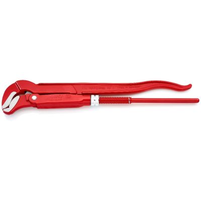 3. Knipex 83 30 015 Pipe Wrench Red, Stainless Steel Red 6 cm Swedish Pipe Wrench Chrome Vanadium Steel