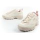 8. Fila Disruptor women's shoes sports sneakers fashionable beige comfortable