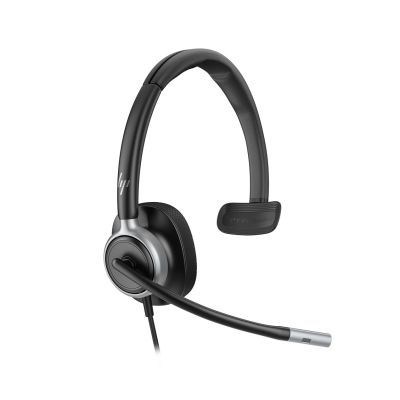 2. HP Poly Mission 615 Monaural USB Wired Headset
