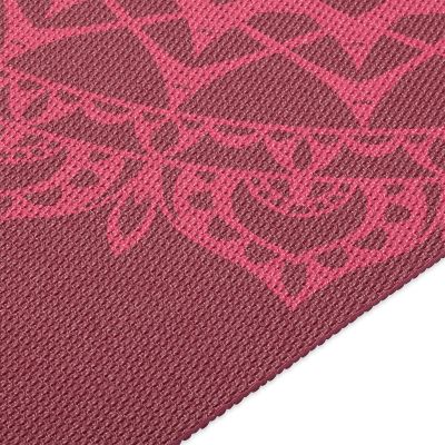 4. GAIAM Cherry Marrakesh Yoga Mat 5 mm 66297
