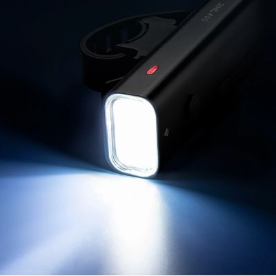 9. Rockbros 24310006001 Front Bike Light 400 lm + Micro USB Cable - USB-A - Black