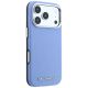 4. Karl Lagerfeld Grained Elongated Logo MagSafe Case for iPhone 17 Pro / 18 Pro - Blue
