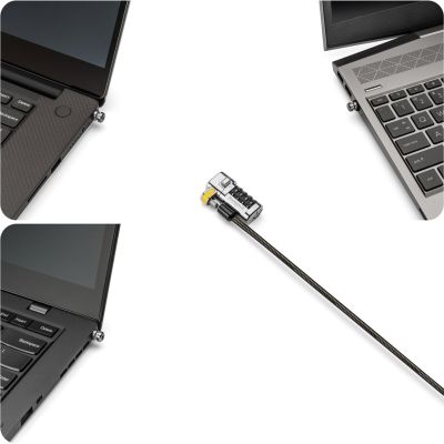 8. Kensington ClickSave 3-in-1 Laptop Lock with Combination Lock