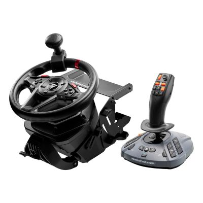 5. Thrustmaster T128 SimTask Farming Pack Black Steering Wheel + Pedals + Gear Shifter PC, PlayStation 4, PlayStation 5