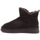 3. Women's leather ankle boots, brown platform snow boots, Vinceza 97961
